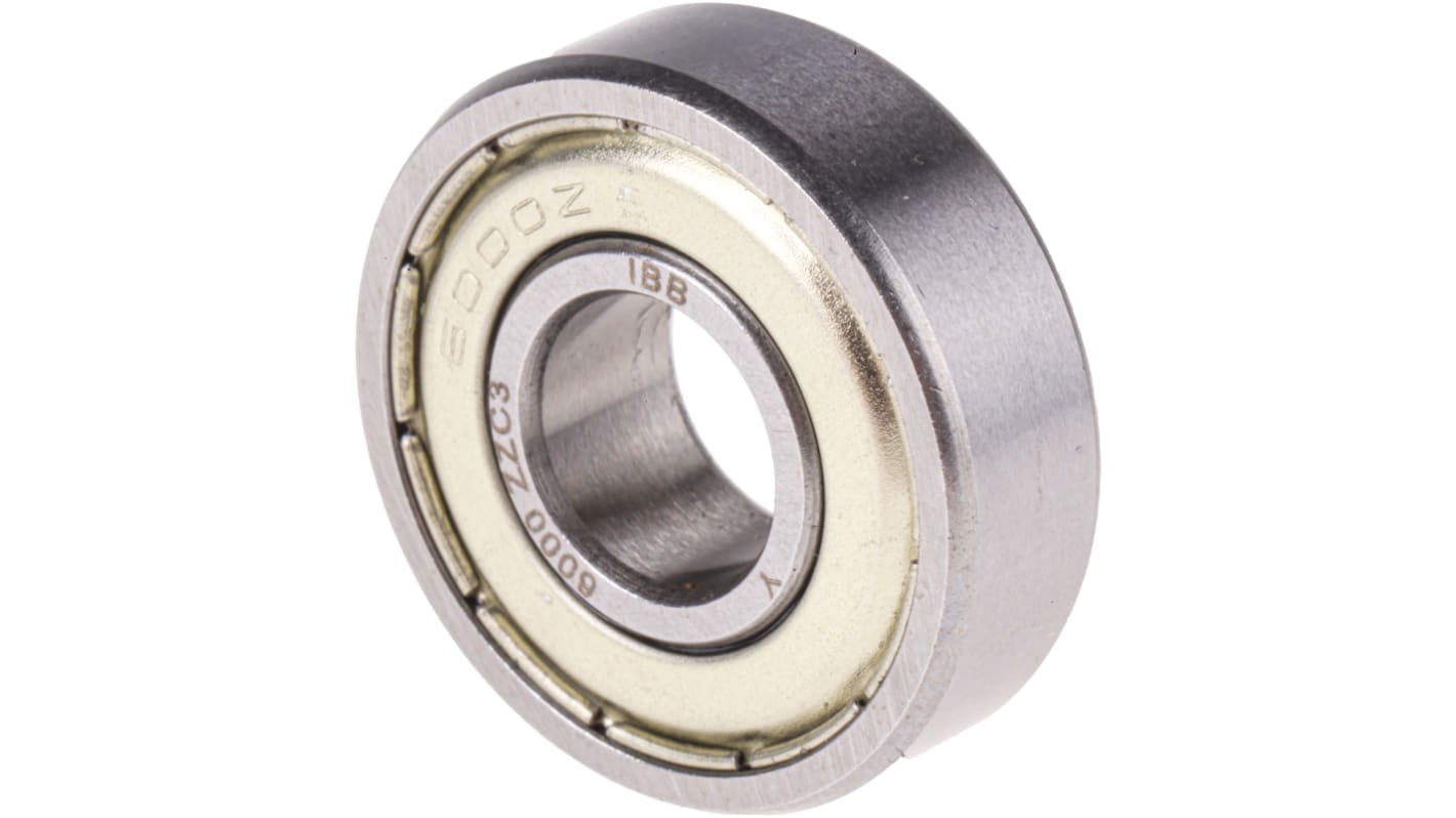 RS PRO 6000-2Z/C3 Single Row Deep Groove Ball Bearing- Both Sides Shielded 10mm I.D, 26mm O.D