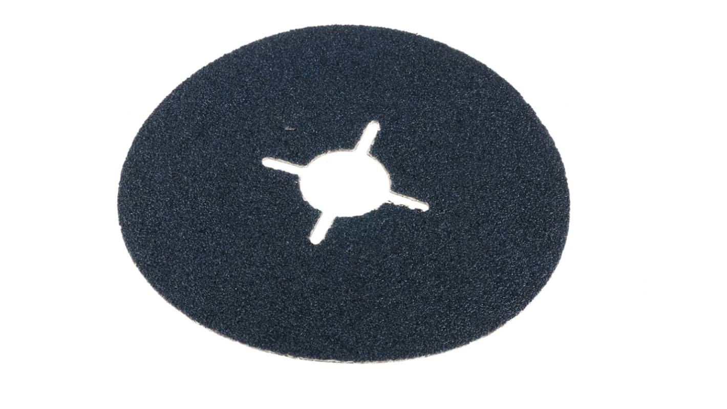 RS PRO Zirconium Sanding Disc, 115mm x 1mm Thick, 60+ Grade, P60 Grit, 25 in pack