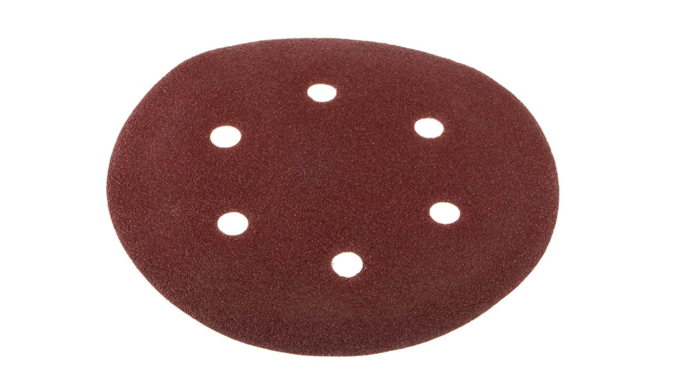 Disco de lijado de Óxido de Aluminio RS PRO, P80, Ø 150mm, rpm máx. 10000rpm
