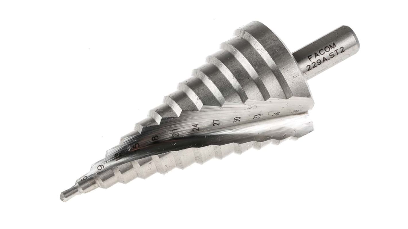 Facom HSS Step Drill Bit 4mm x 39mm