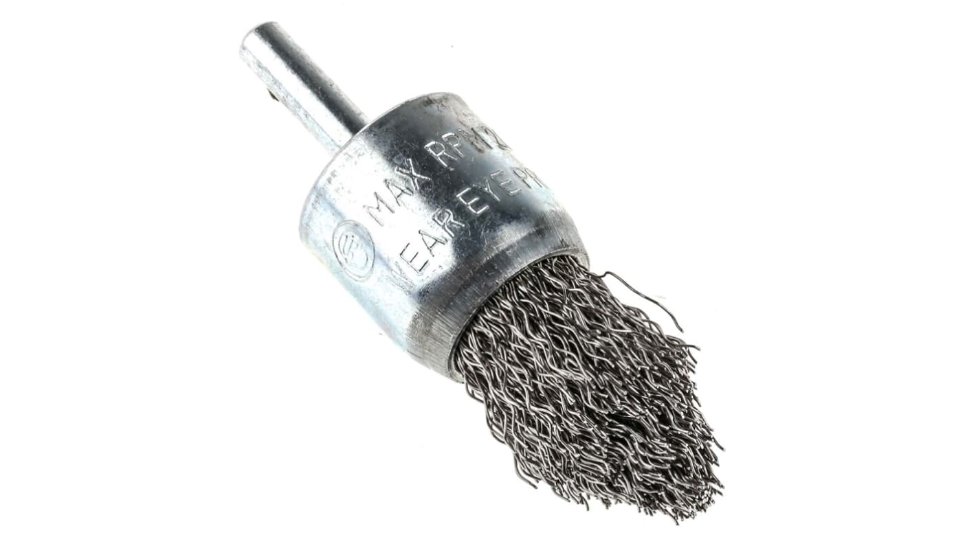 RS PRO Stainless Steel End Abrasive Brush, 25mm Diameter