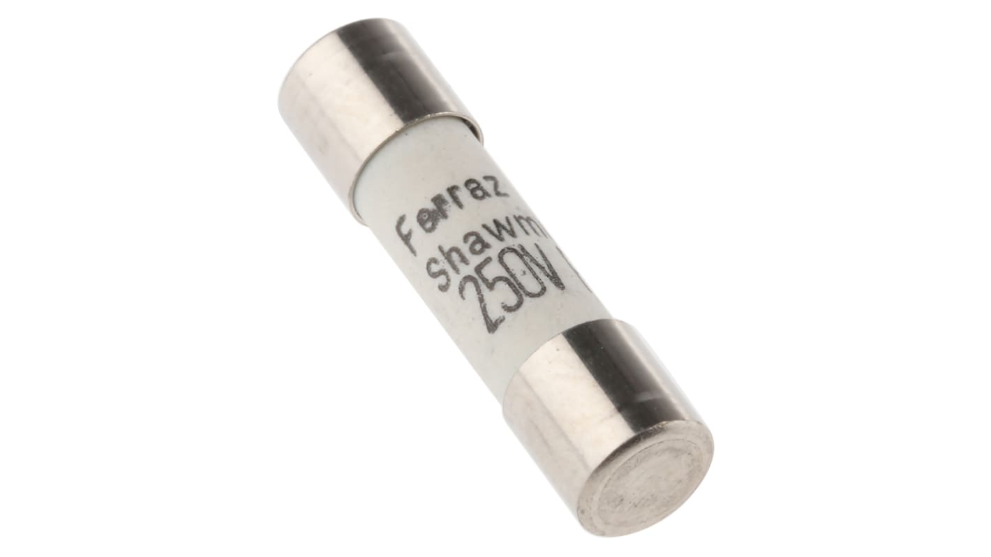 Mersen 630mA FA Ceramic Cartridge Fuse, 5 x 20mm