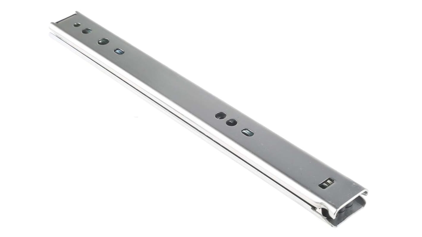 Accuride 钢制抽屉滑轨, 闭合长度250mm, 负载可达45kg, 总体高26mm