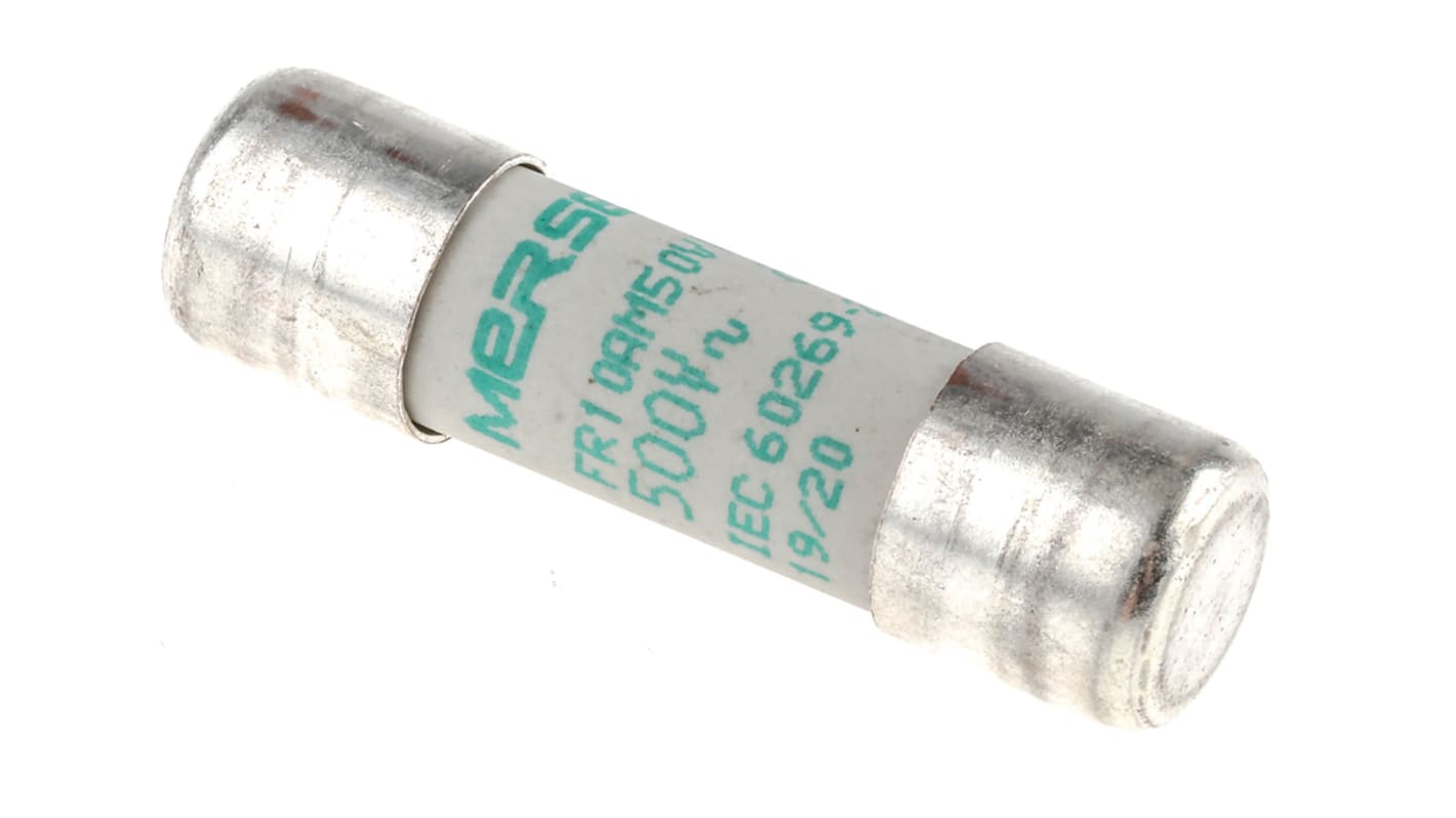 Mersen 10A Ceramic Cartridge Fuse, 10 x 38mm