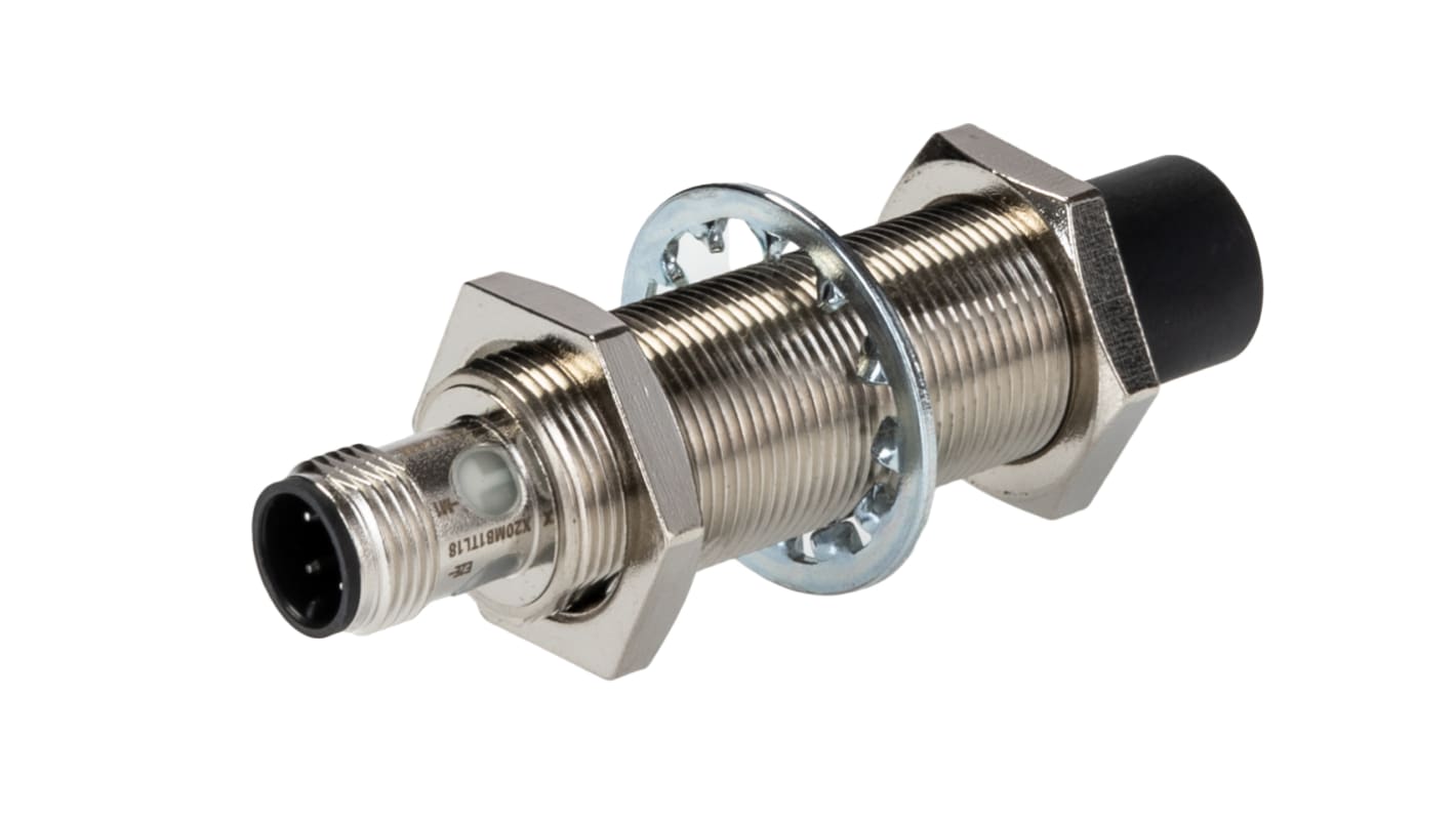 Omron誘導 近接センサ 範囲： 20 mm ,M18 非埋込型 ,IO-Link ,200Hz ,10 → 30 V DC