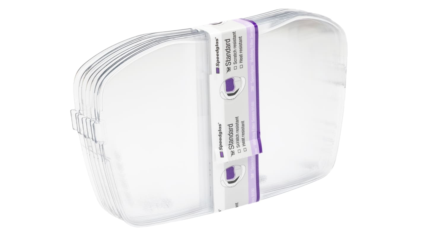 Piastra di protezione Policarbonato per uso con Filtri per saldatura Speedglas 9100, 9100 Air, 9100 FX, 9100 FX Air,