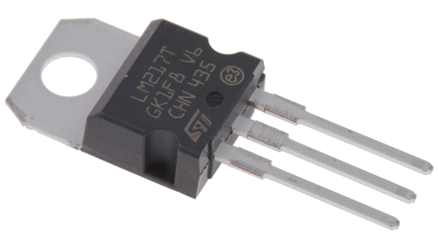 STMicroelectronics LM217T, 1 Linear Voltage, Voltage Regulator 1.5A, 1.2 → 37 V 3-Pin, TO-220
