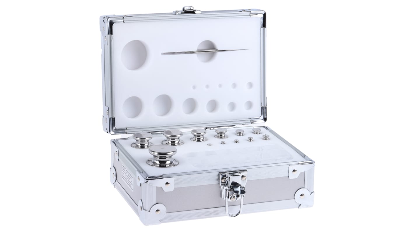 Adam Equipment Co Ltd Prüfgewichte Satz, 1 → 500g F1 Edelstahl