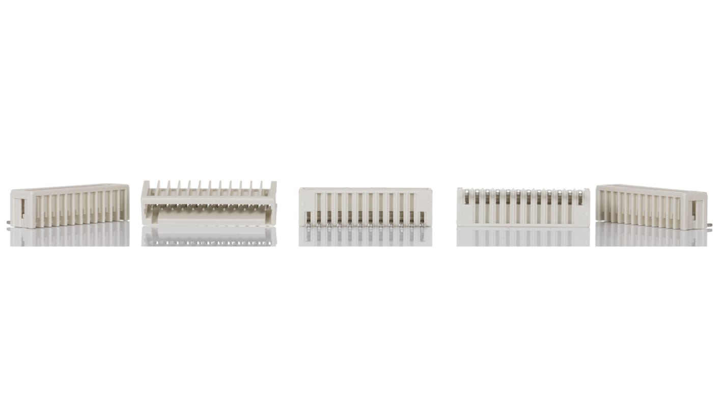 WAGO, 2.5mm Pitch, MCS, 12 Way, Right Angle, Pluggable Terminal Block, Header, Through Hole, Solder Termination, 733-372
