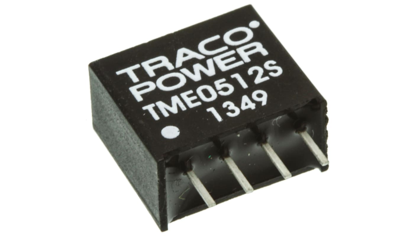 TRACOPOWER TME DC/DC-Wandler 1W 5 V dc IN, 12V dc OUT / 84mA Durchsteckmontage 1kV dc isoliert