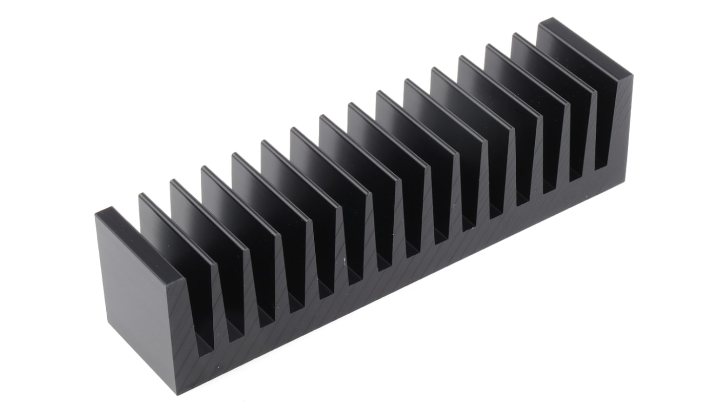 Fischer Elektronik Heatsink, Universal Rectangular Alu, 1.35K/W, 37.5 x 160 x 40mm