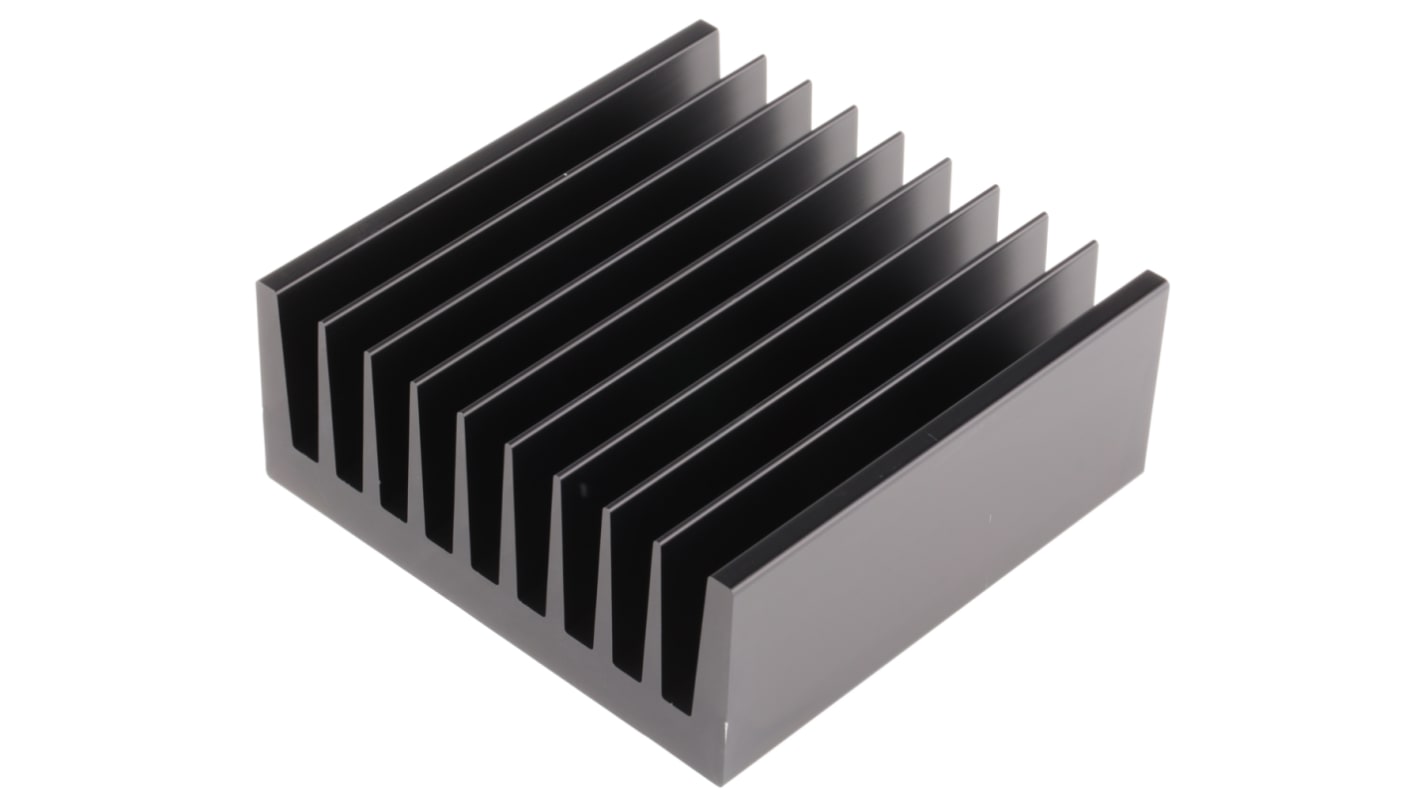 Fischer Elektronik Heatsink, Universal Square Alu, 1K/W, 100 x 100 x 40mm