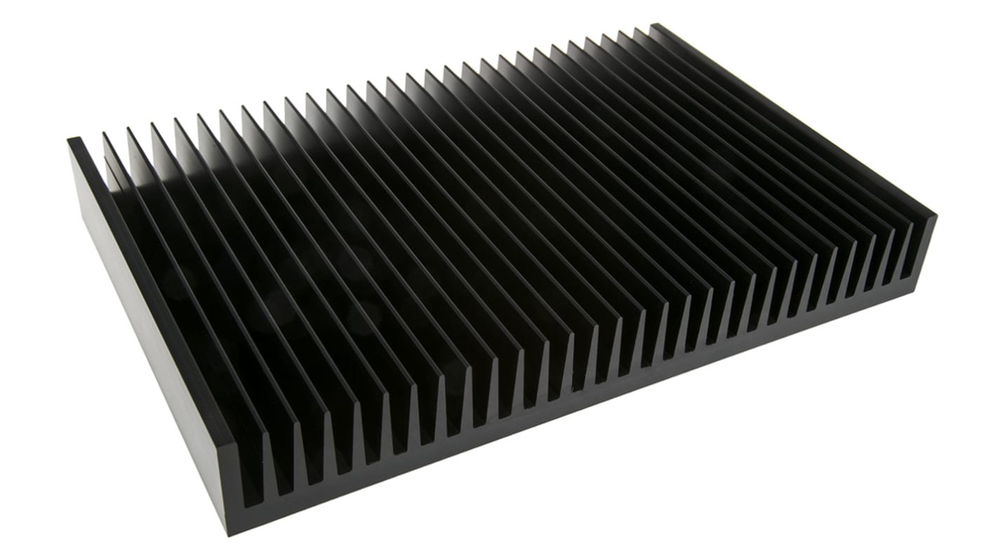 Fischer Elektronik Heatsink, Universal Rectangular Alu, 0.3K/W, 200 x 300 x 40mm