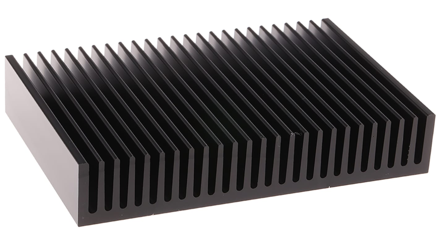 Fischer Elektronik Heatsink, Universal Rectangular Alu, 1.3K/W, 100 x 150 x 27mm