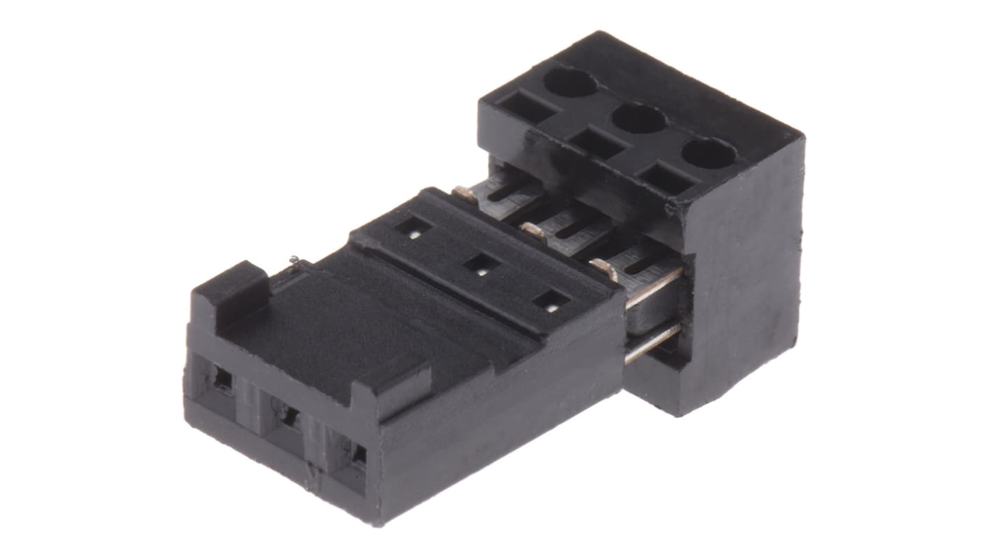 Stelvio Kontek 3-Way IDC Connector Socket for Cable Mount, 1-Row