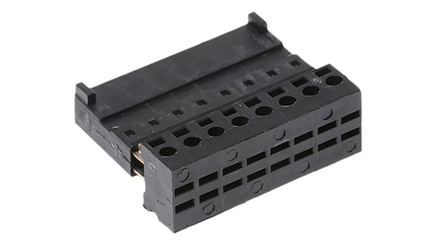 Conector IDC hembra Stelvio Kontek serie Autocom de 8 vías, paso 2.54mm, 1 fila, Montaje de Cable