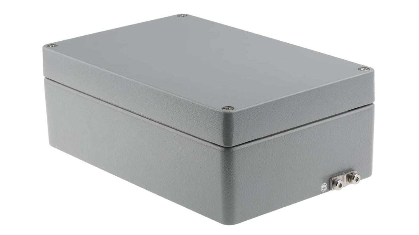 RS PRO Aluminium Enclosure, IP66, IP67, IP68, IK09, 280 x 180 x 100mm