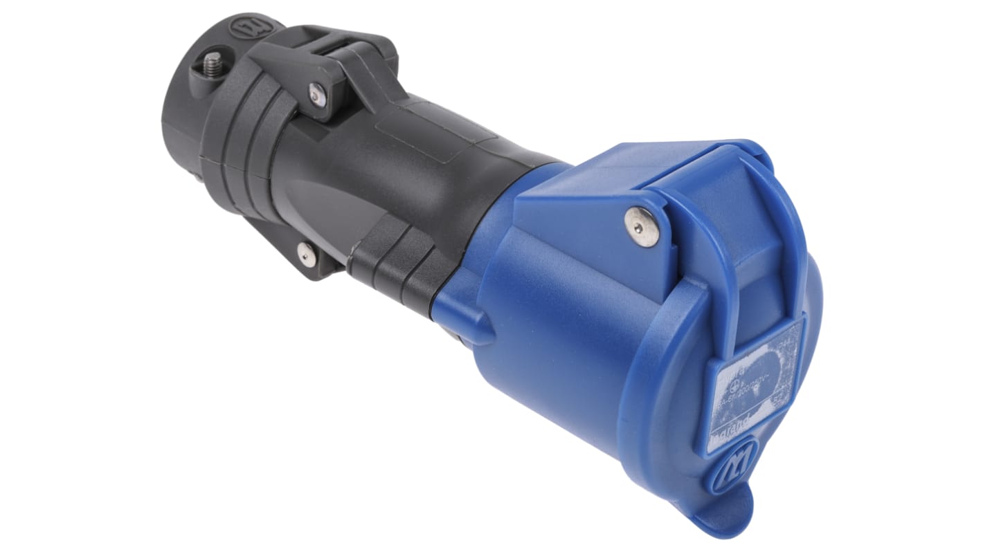 Legrand IP44 Blue Cable Mount 2P + E Industrial Power Socket, Rated At 16A, 200 → 250 V