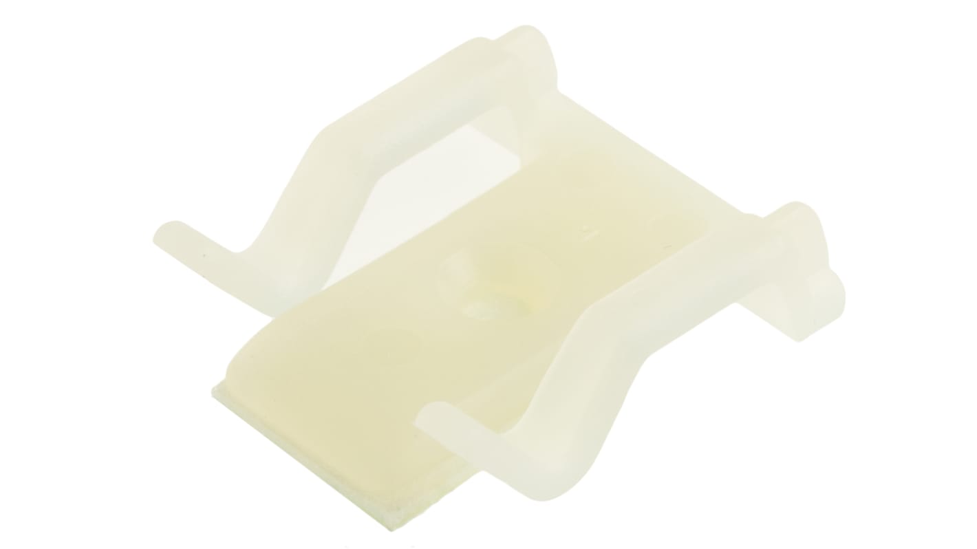 HellermannTyton Natural Nylon Mount Clip, 3.2mm Max. Bundle
