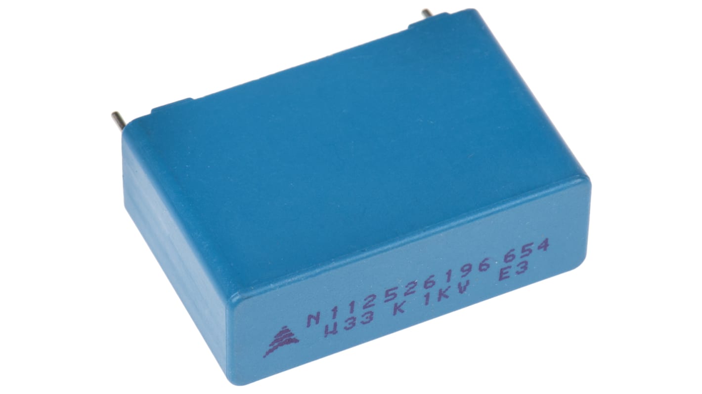 Condensatore a film EPCOS, B32653, 330nF, 1 kV dc, 250 V ac, ±10%