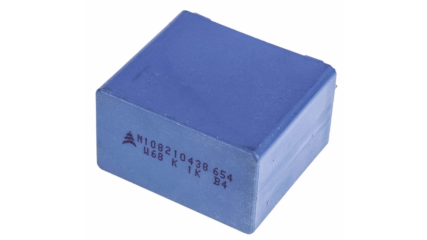 EPCOS B32654 Polypropylene Film Capacitor, 1 kV dc, 250 V ac, ±10%, 680nF, Through Hole