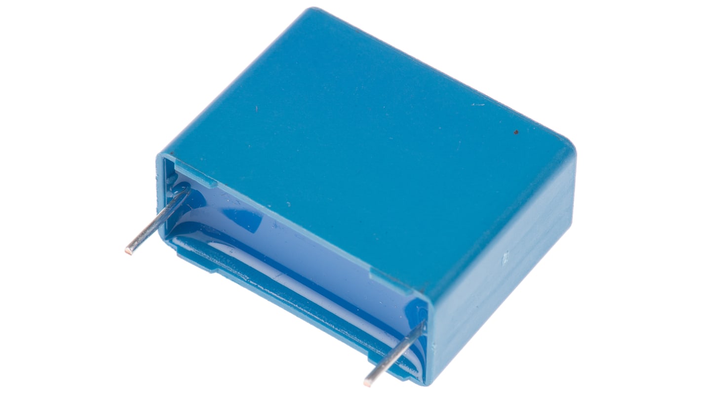 EPCOS B32653 Polypropylene Film Capacitor, 1.25 kV dc, 500 V ac, ±10%, 100nF, Through Hole