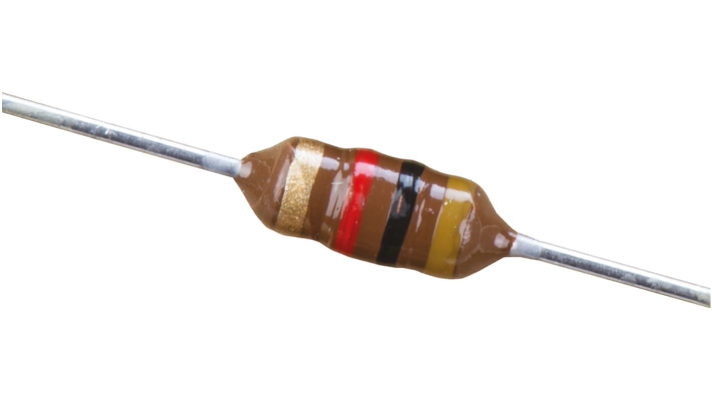 EPCOS 轴向线圈电感, 1 mH, 最大130mA, Φ4mm, ±5%容差, BC系列