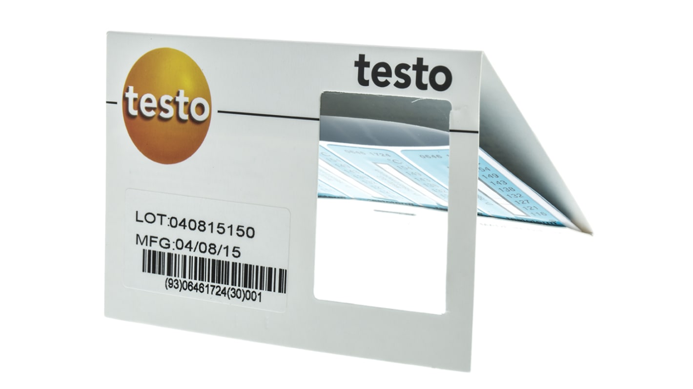 Testo Temperature Sensitive Label, +116°C to +154°C, 2 Levels