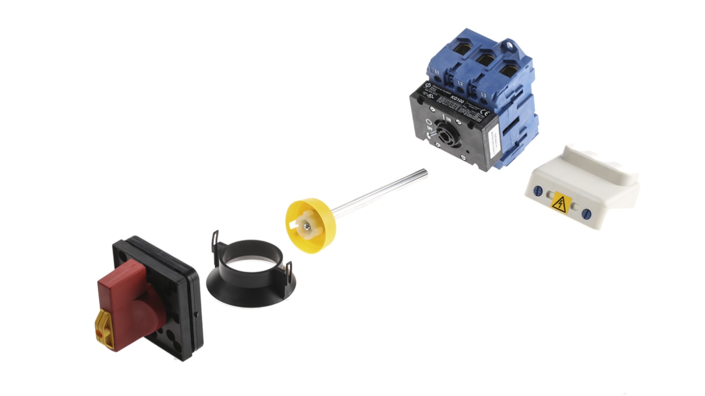 Interruttore di isolamento Kraus & Naimer KG100.T203/GBA017.VE, 3P, 100A, 690V ca, IP65