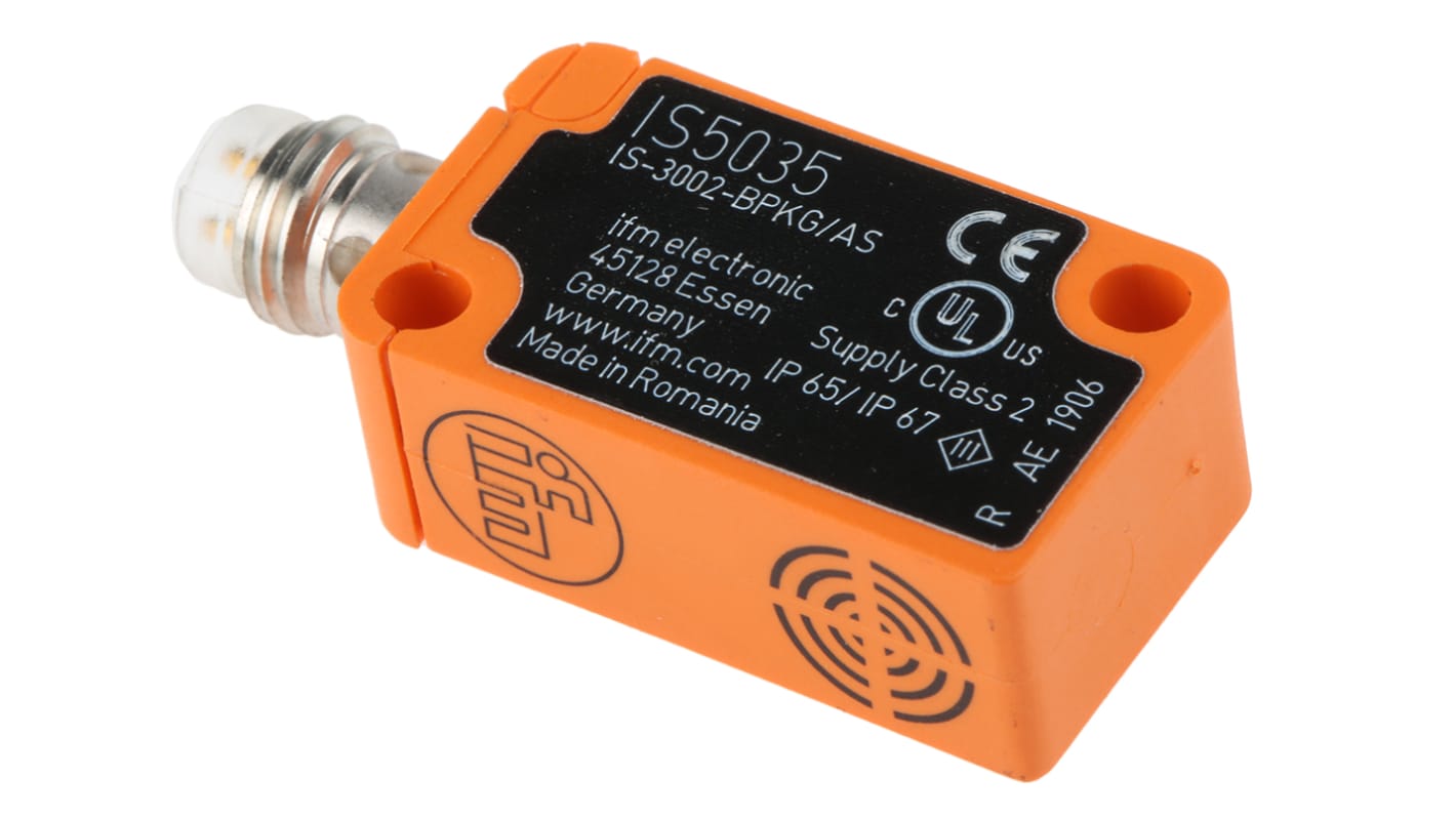 Rs-Online Sensore di prossimità a parallelepipedo ifm electronic M8 rilevamento 2 mm da 10 → 36 V c.c