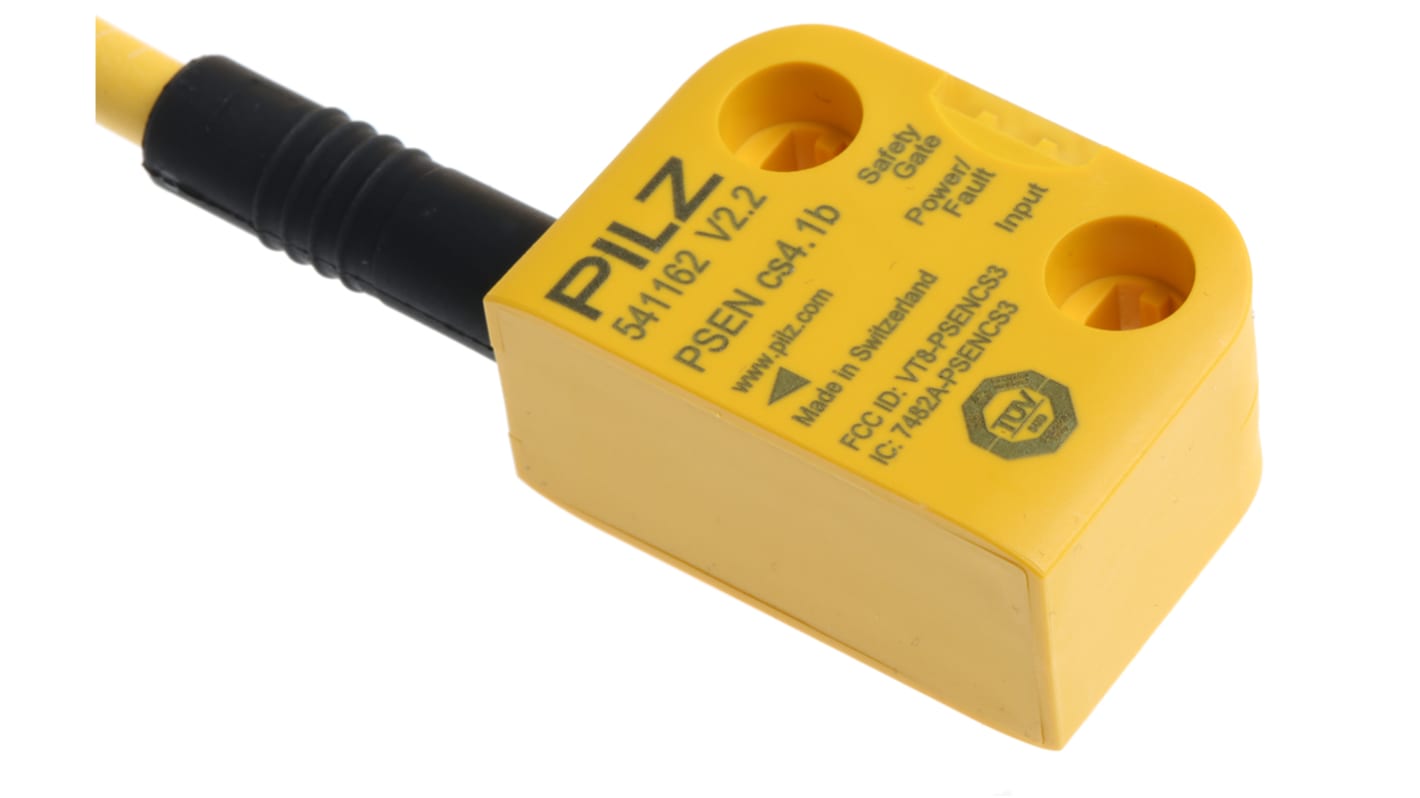 Pilz Transponder Non-Contact Safety Switch, 24V dc, Polybutylene Terephthalate Housing, 10m Cable