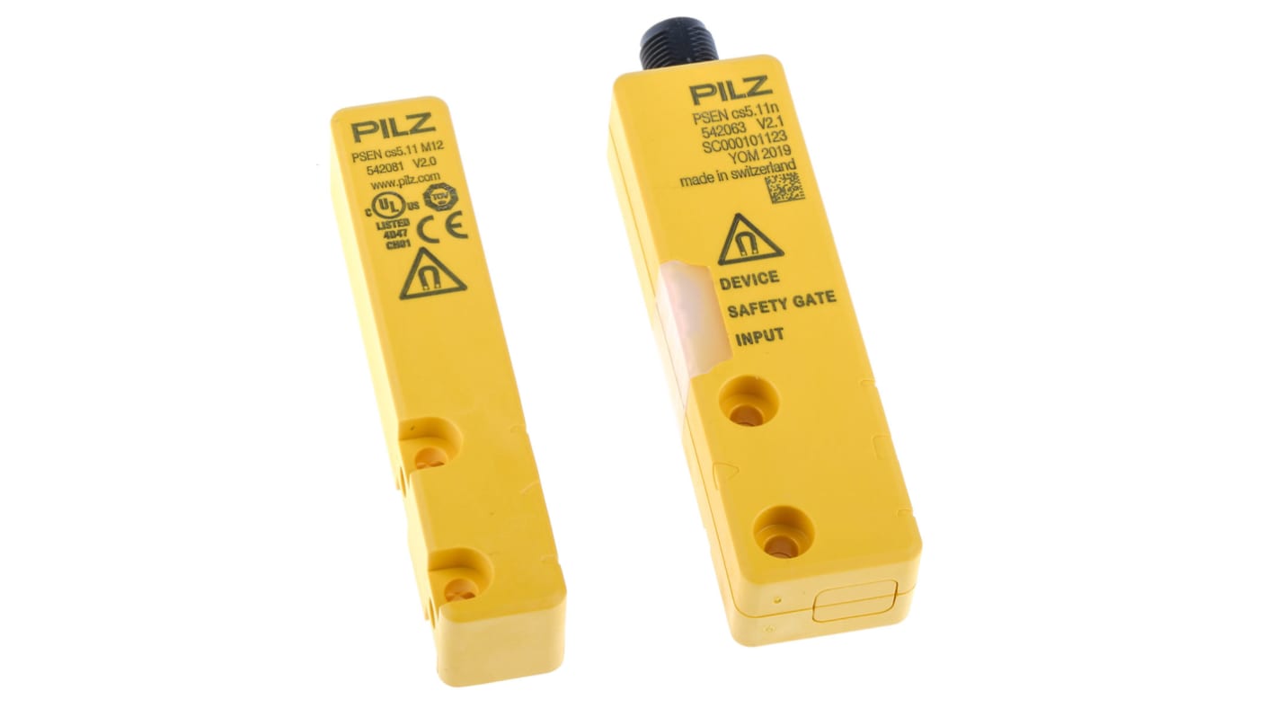 Pilz Transponder Non-Contact Safety Switch, 24V dc, Glass filled Polyamide (PA-GF) Housing, M12