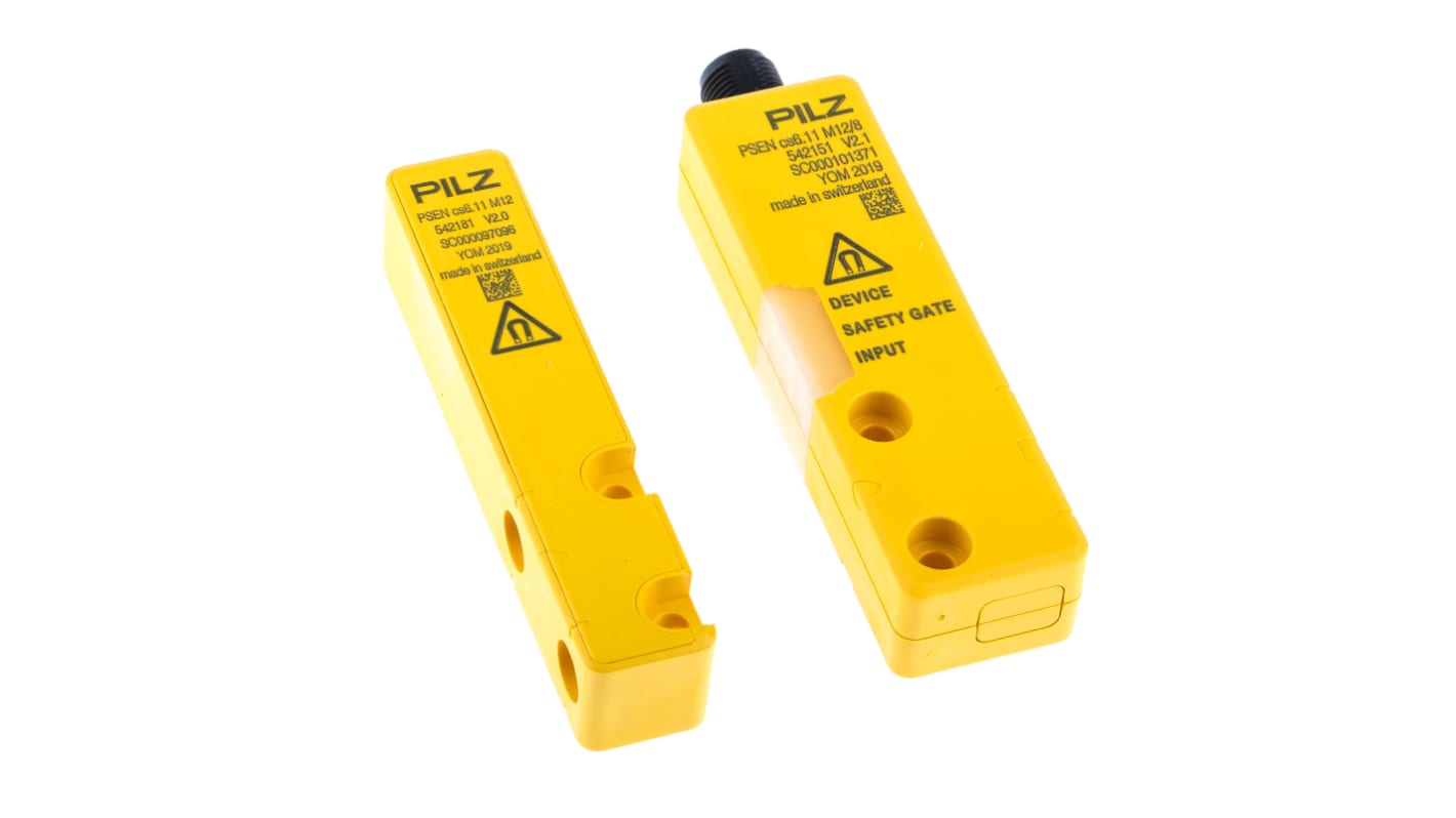 Pilz Transponder Non-Contact Safety Switch, 24V dc, Glass filled Polyamide (PA-GF) Housing, M12