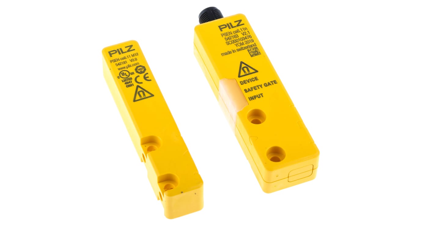 Pilz Transponder Non-Contact Safety Switch, 24V dc, Glass filled Polyamide (PA-GF) Housing, M12