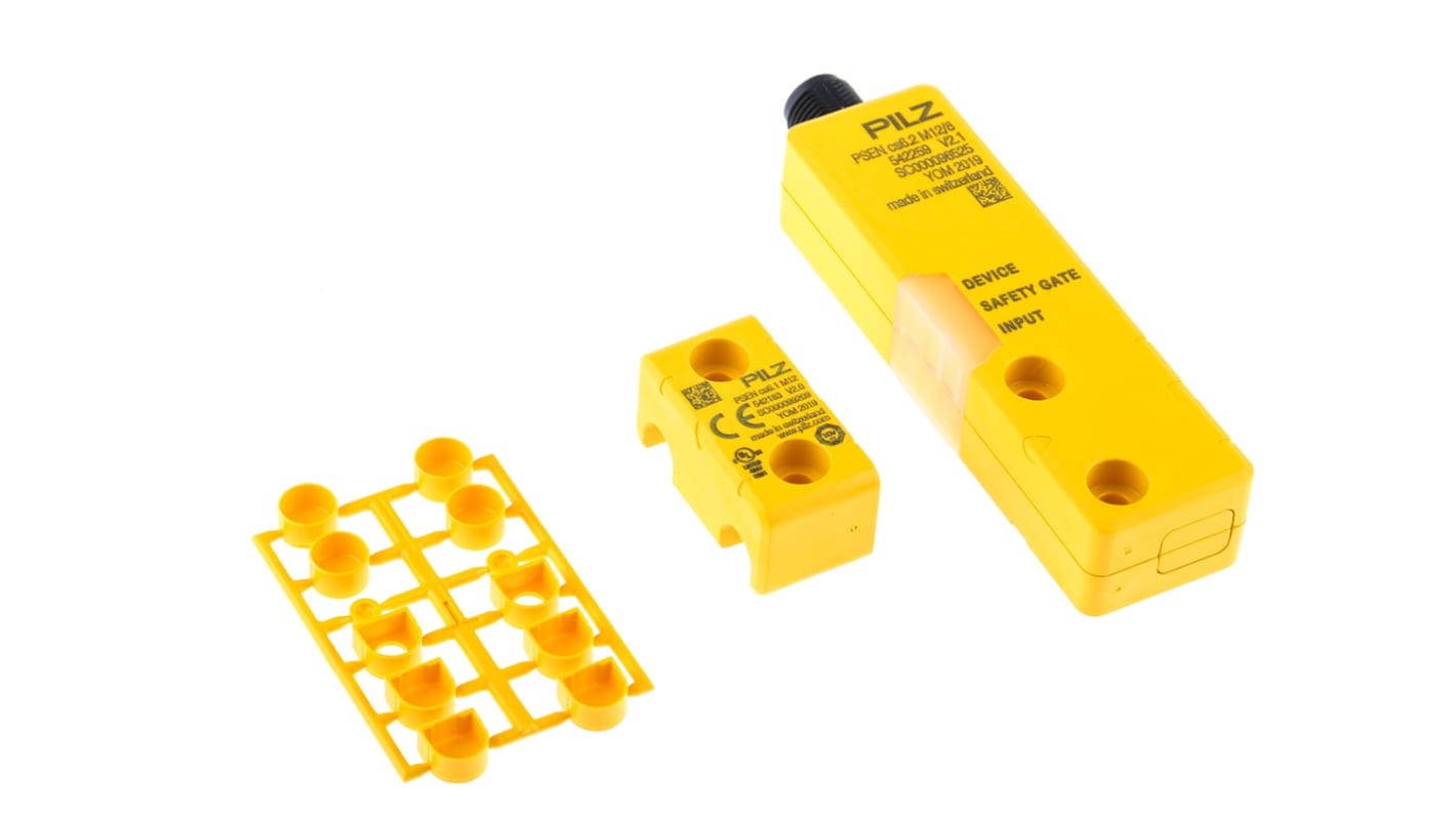 Pilz Transponder Non-Contact Safety Switch, 24V dc, Glass filled Polyamide (PA-GF) Housing, M12