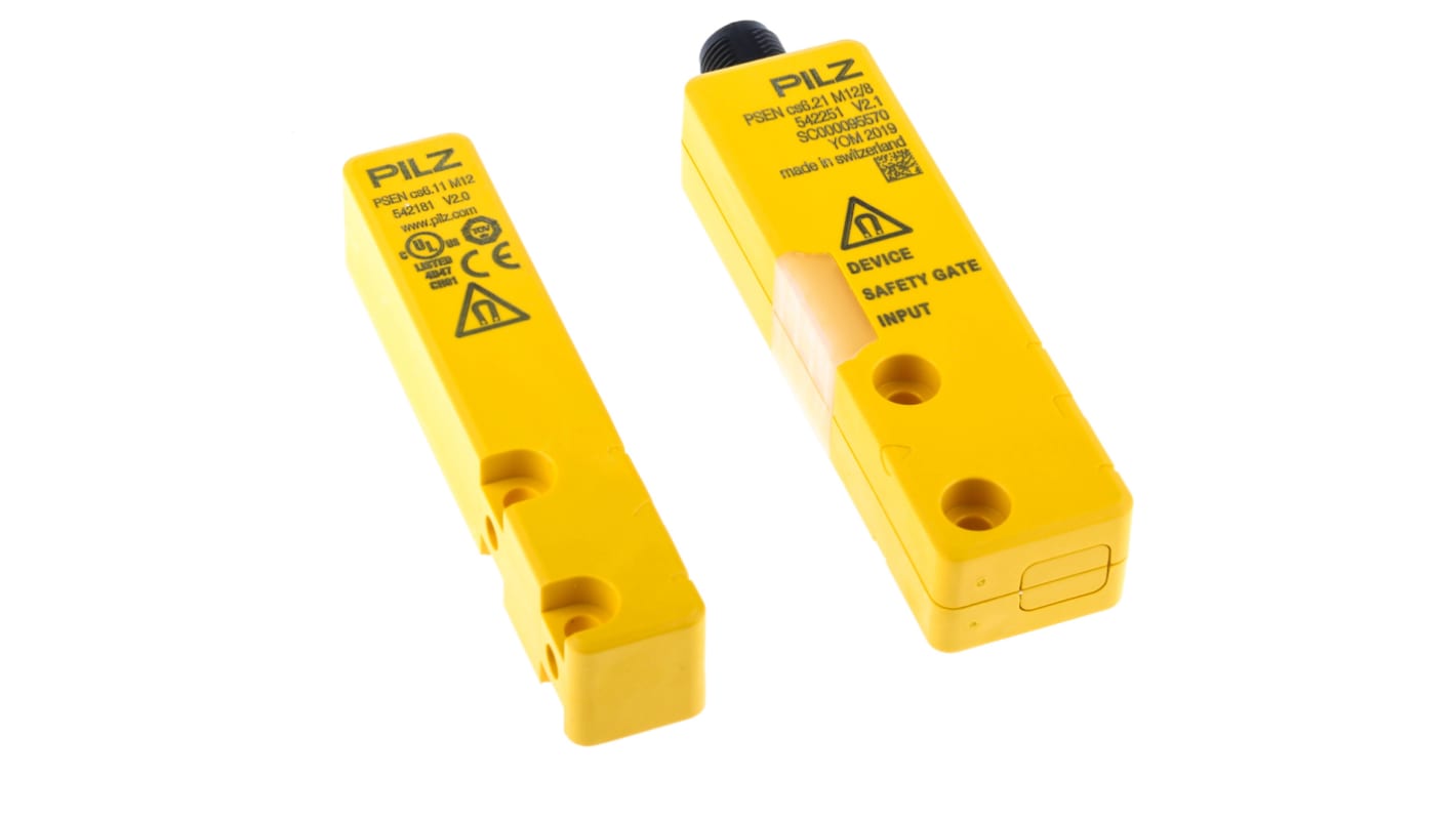 Pilz Transponder Non-Contact Safety Switch, 24V dc, Glass filled Polyamide (PA-GF) Housing, M12