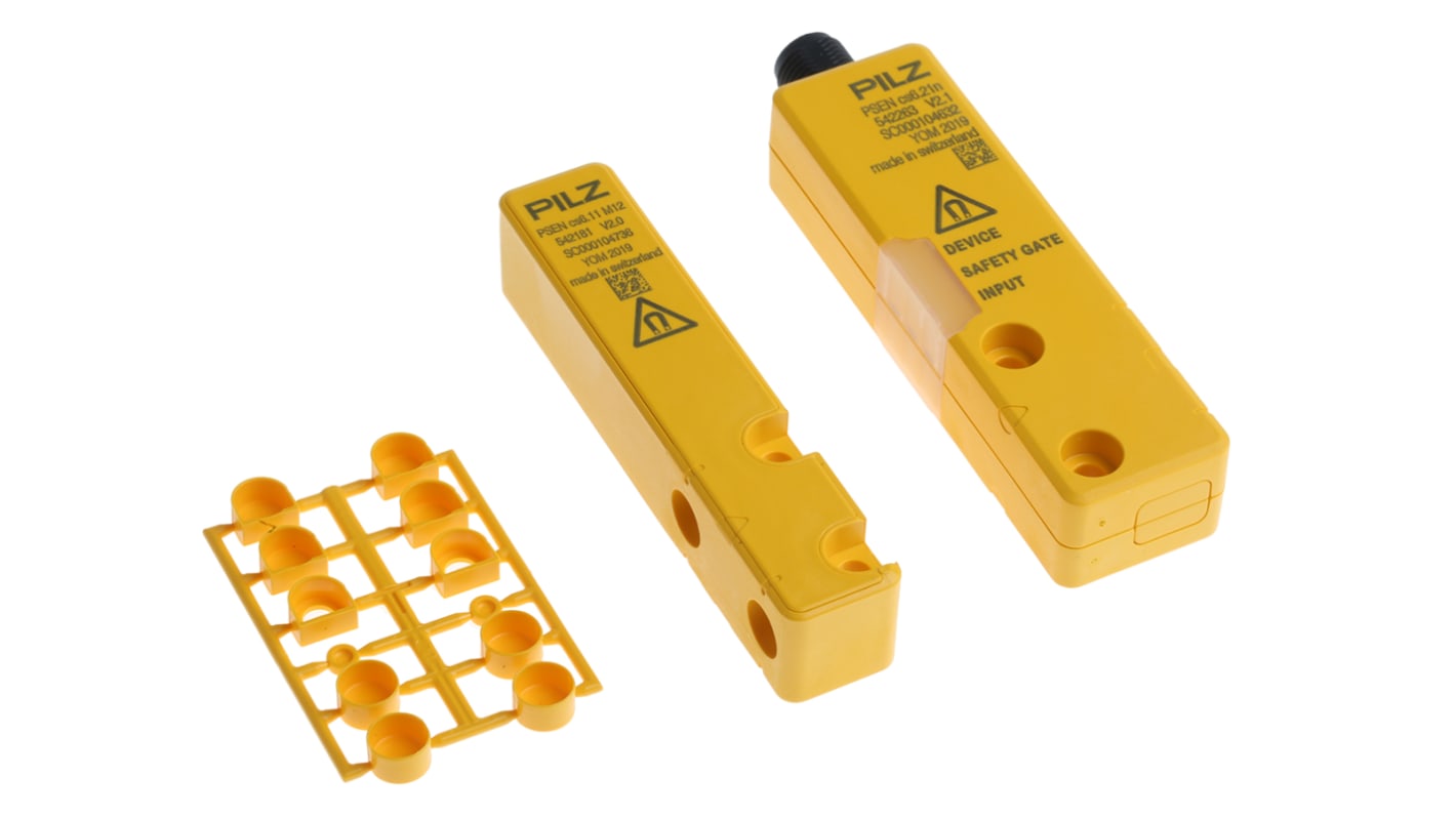 Pilz Transponder Non-Contact Safety Switch, 24V dc, Glass filled Polyamide (PA-GF) Housing, M12