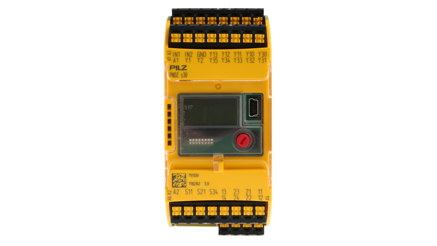 Pilz Safety Switch Safety Relay, 24 → 240V ac/dc, 2 Safety Contacts