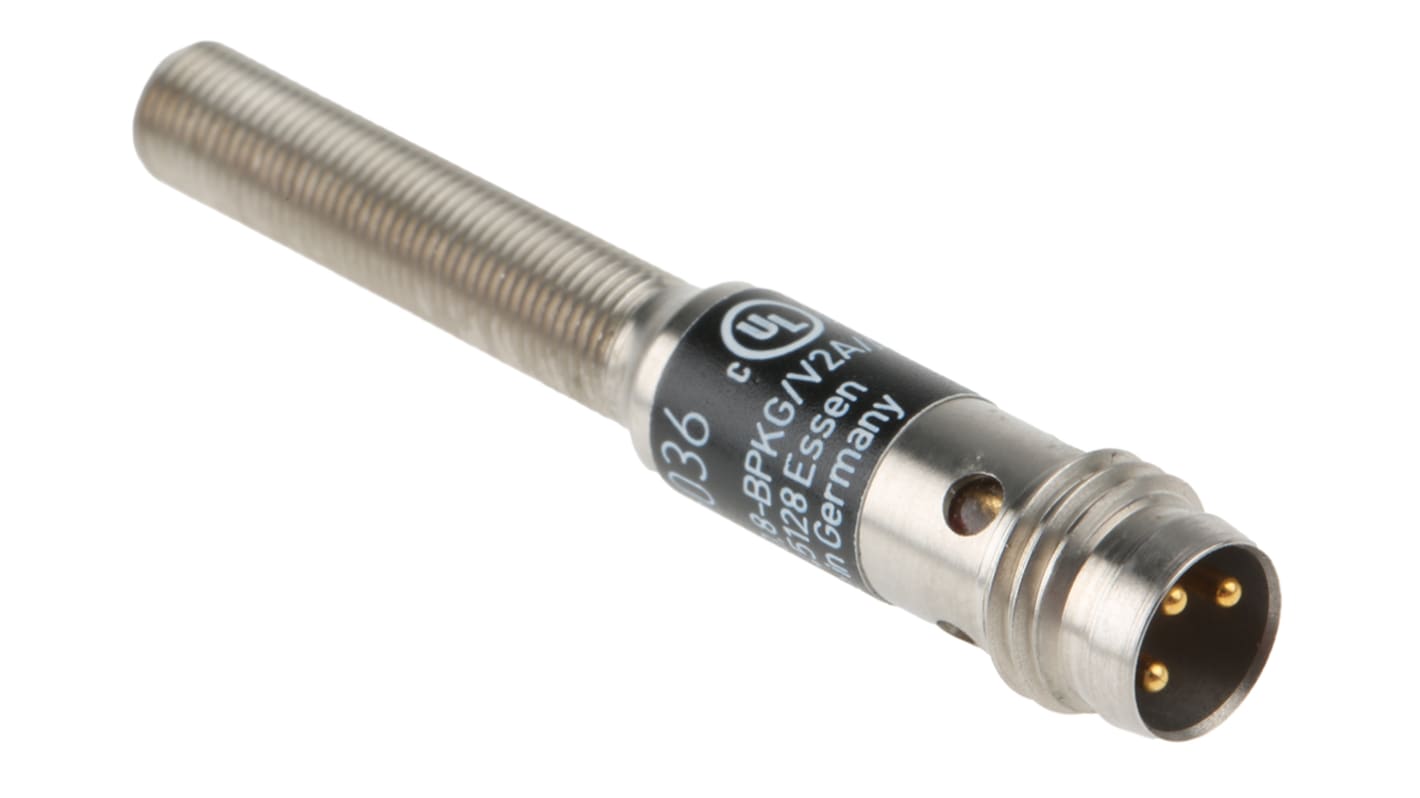 Rs-Online Sensore di prossimità Cilindro filettato ifm electronic M5 rilevamento 0 8 mm 10 → 36 V c.c