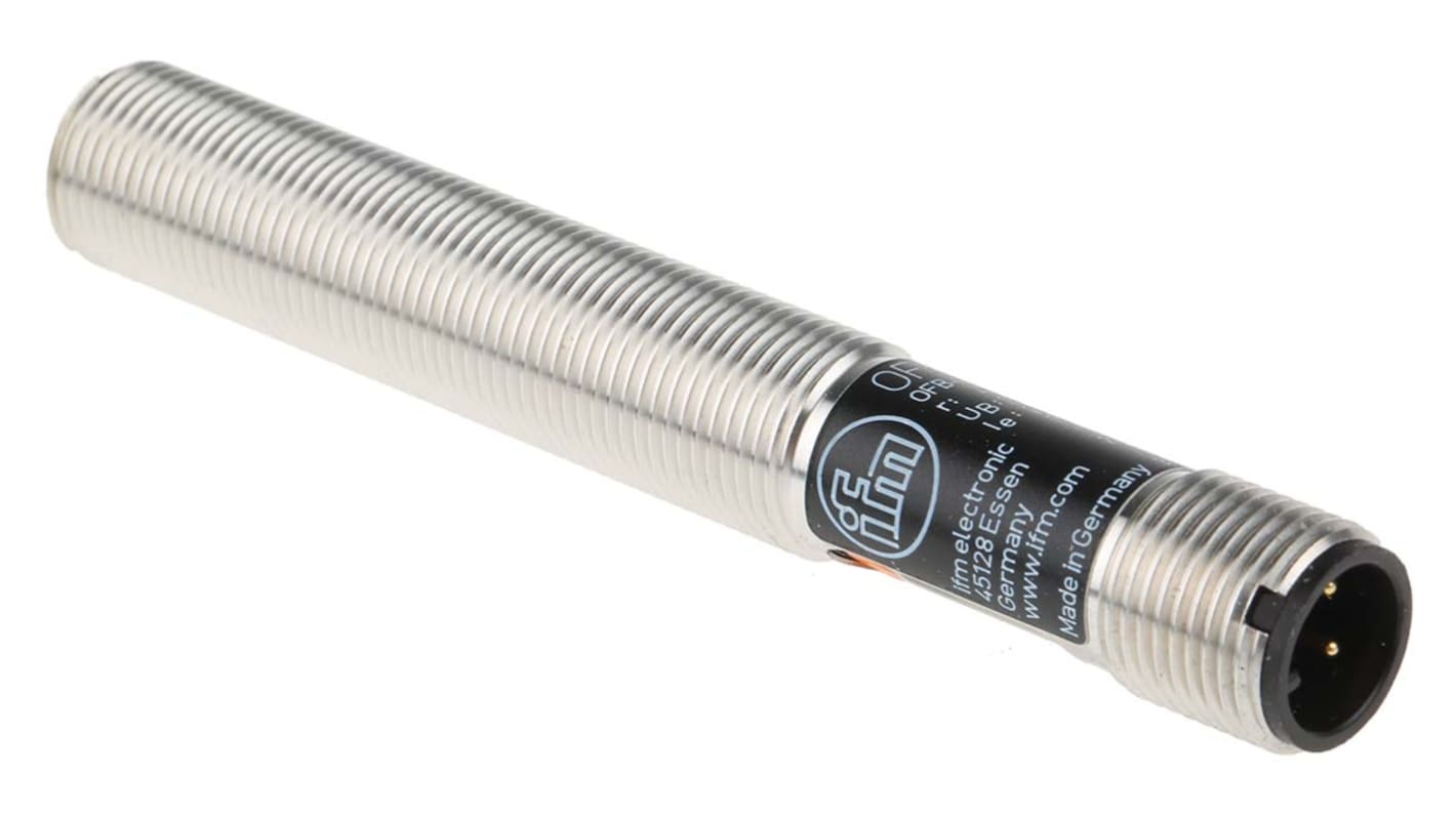 Rs-Online Sensore fotoelettrico Cilindrico ifm electronic a diffusione rilevamento 1 mm → 400 mm uscita PNP