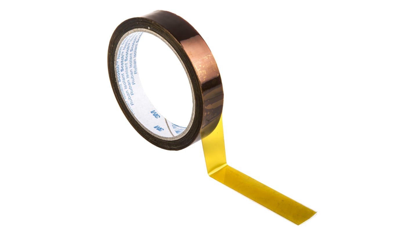 3M Scotch 92 Orange Polyimide Film Electrical Tape, 19mm x 33m