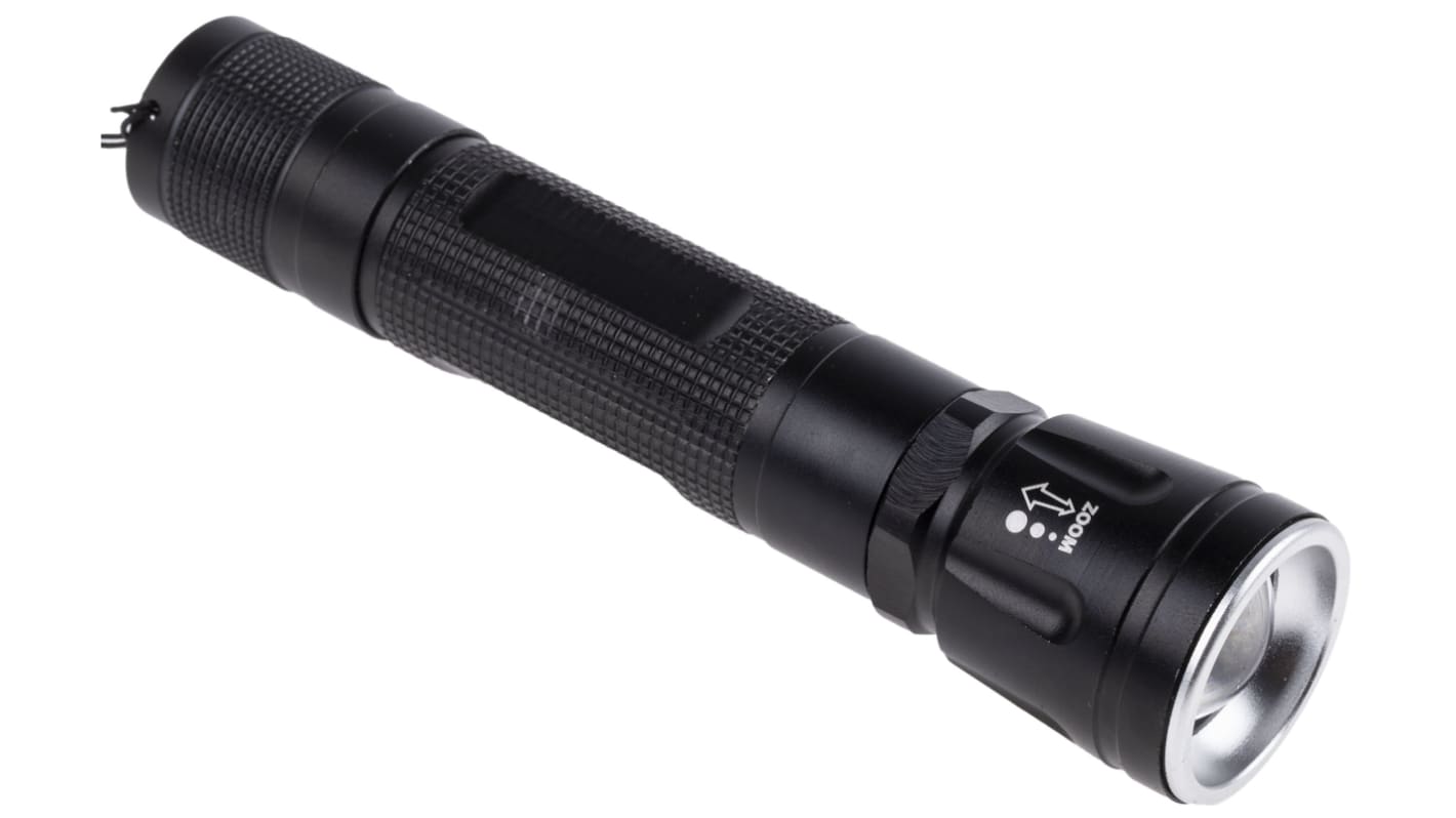brennenstuhl LuxPremium LED Torch Black - Rechargeable 350 lm, 138 mm