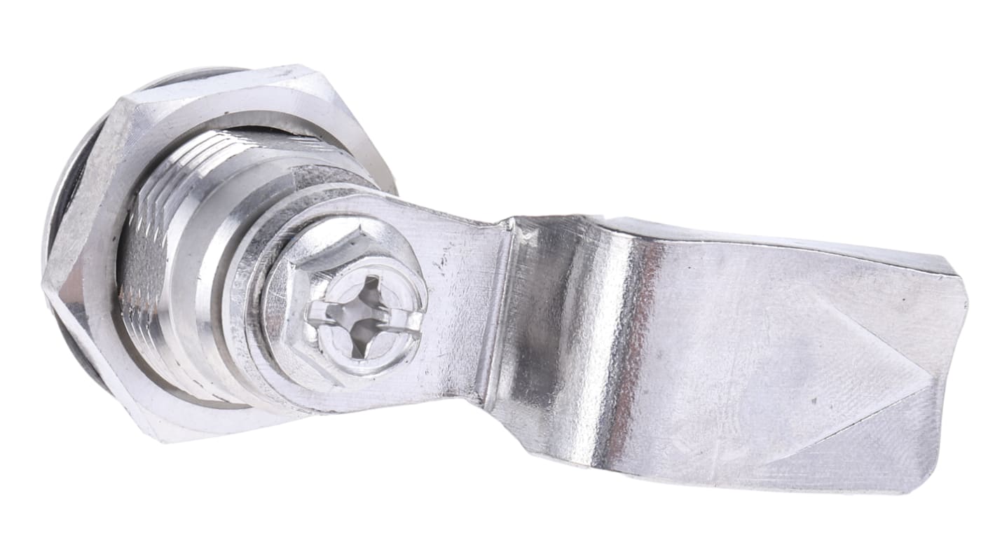 RS PRO Stainless Steel Cabinet Lock, 32mm Panel-to-Tongue