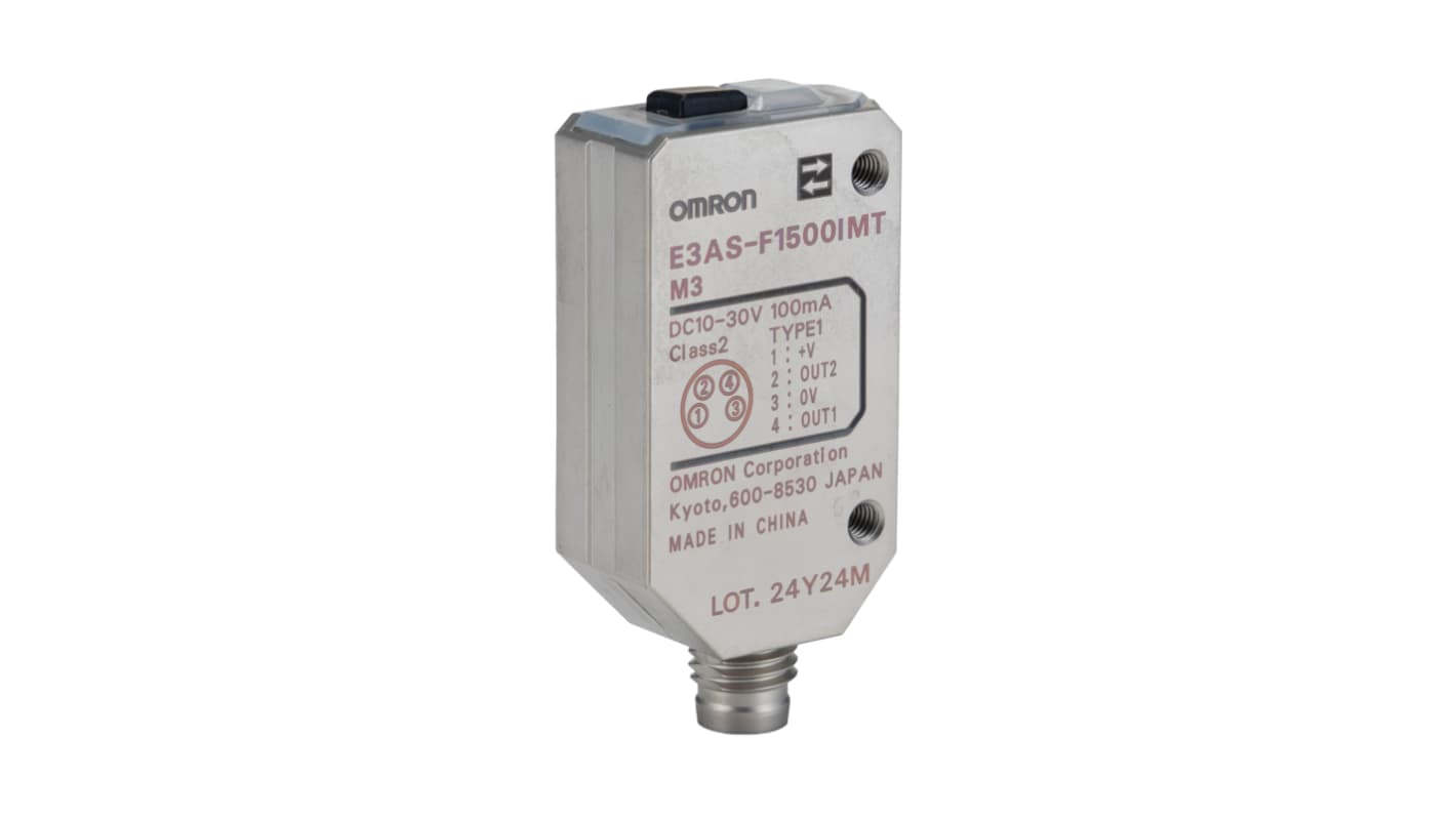 Omron Diffuse Photoelectric Sensor, Compact Sensor, 50 mm → 1.5m Detection Range IO-LINK