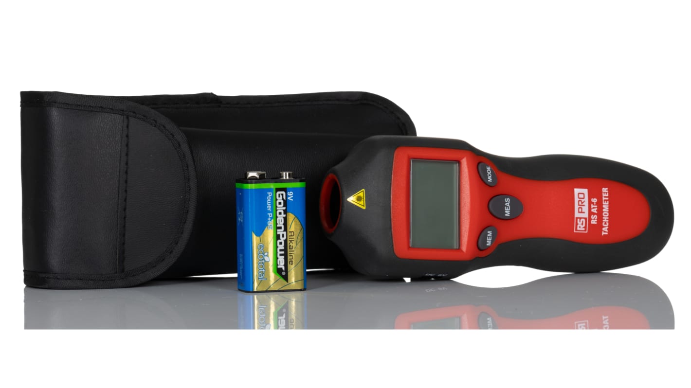 RS PRO, ±0,05 % LCD Tachometer