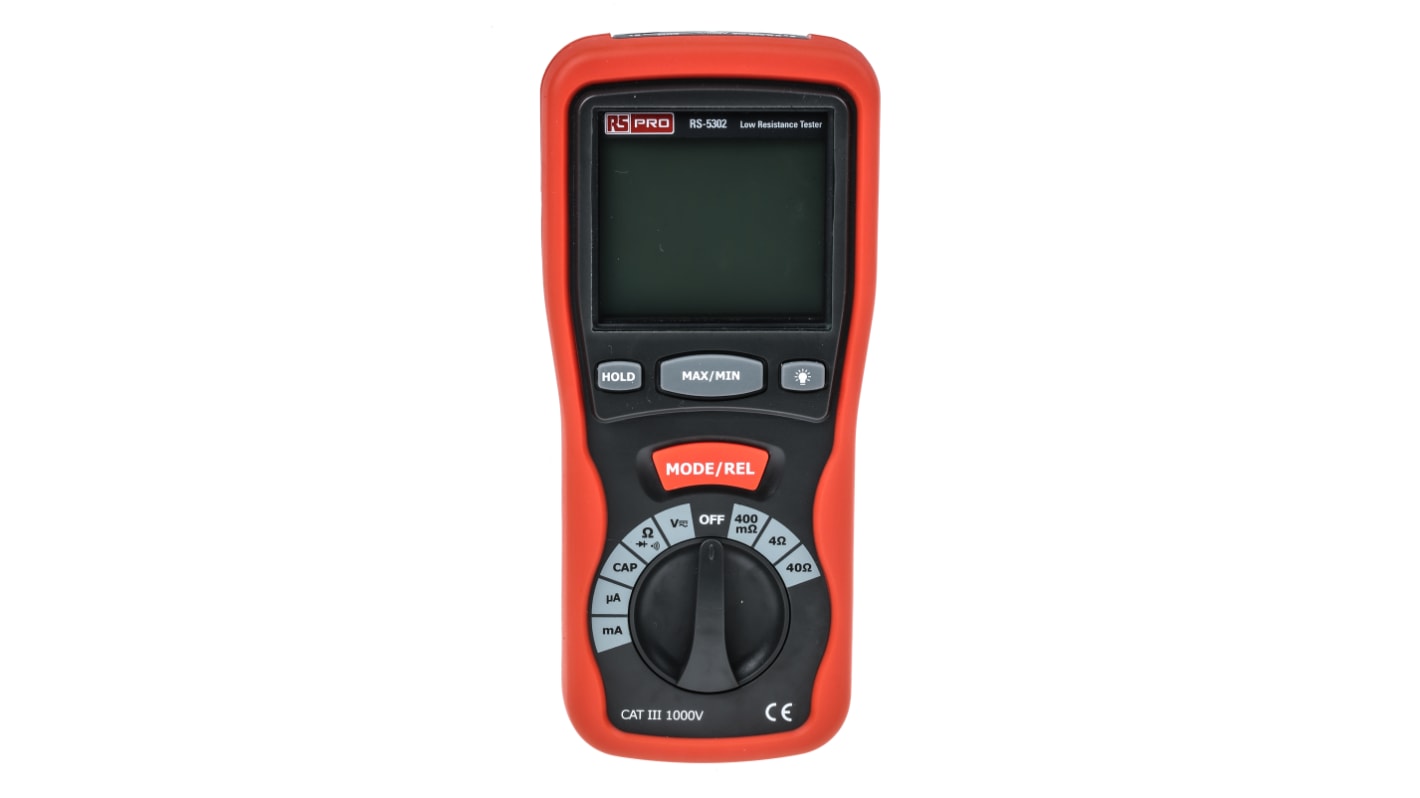 RS PRO dt-5302 手持式万用表, 最大1000V 交流, 最大1000V 直流, 最大40Ω