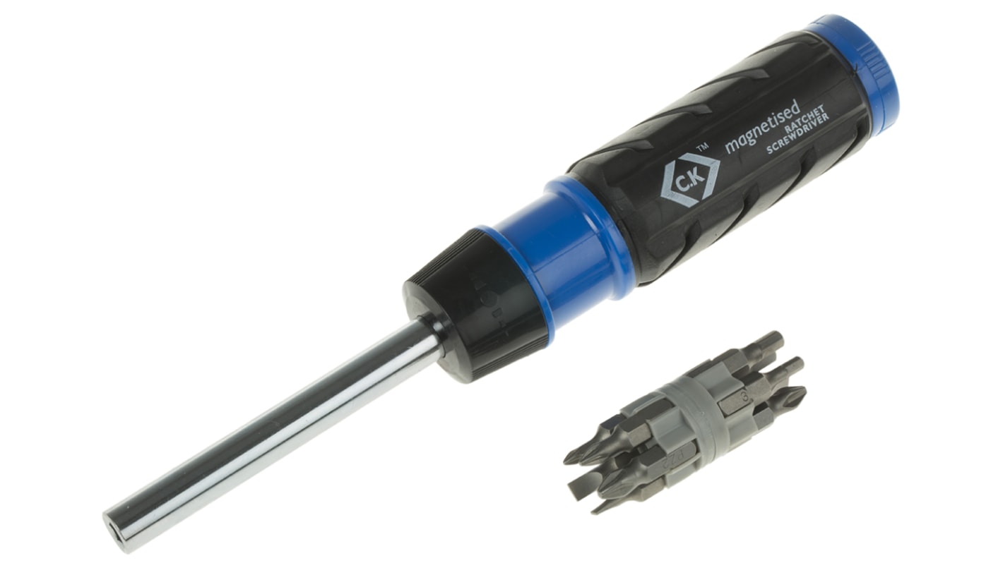 CK Driver Bit Set 9 Pieces, Hexagon, Pozidriv, Slotted