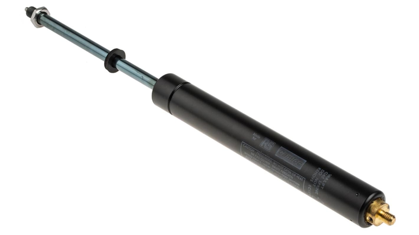 Camloc 1000N钢制随意停气弹簧, 150.0mm行程, 365.0mm延展, 10.0mm杆径, 28.0mm管径