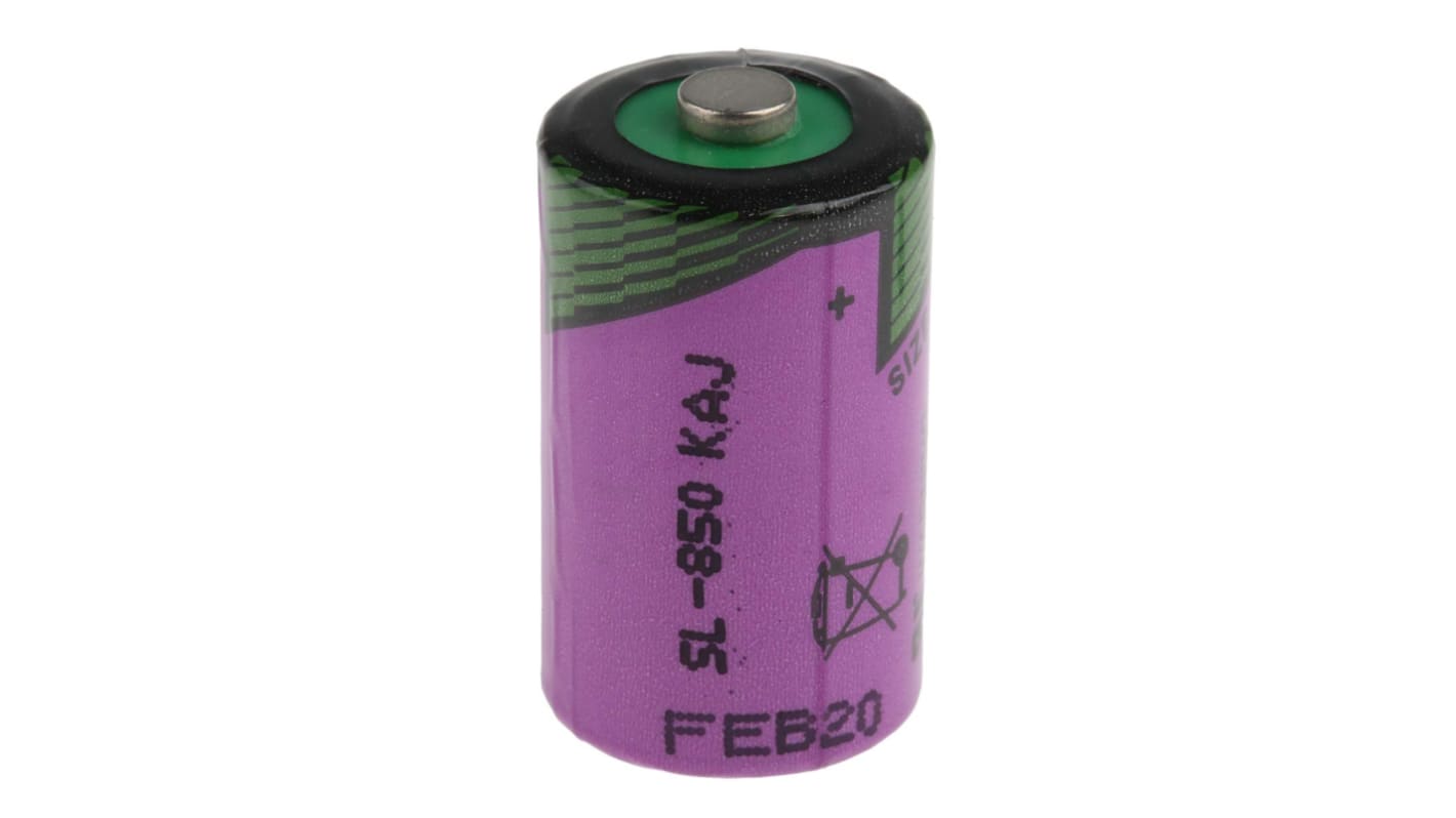Tadiran Lithium Thionyl Chloride 3.6V, 1/2 AA Battery