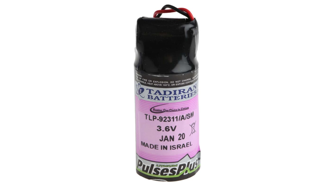 Tadiran Lithium Thionyl Chloride 3.6V, C Lithium Speciality Size Battery